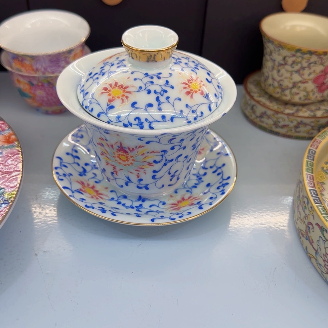 这些盖碗真好看！！！