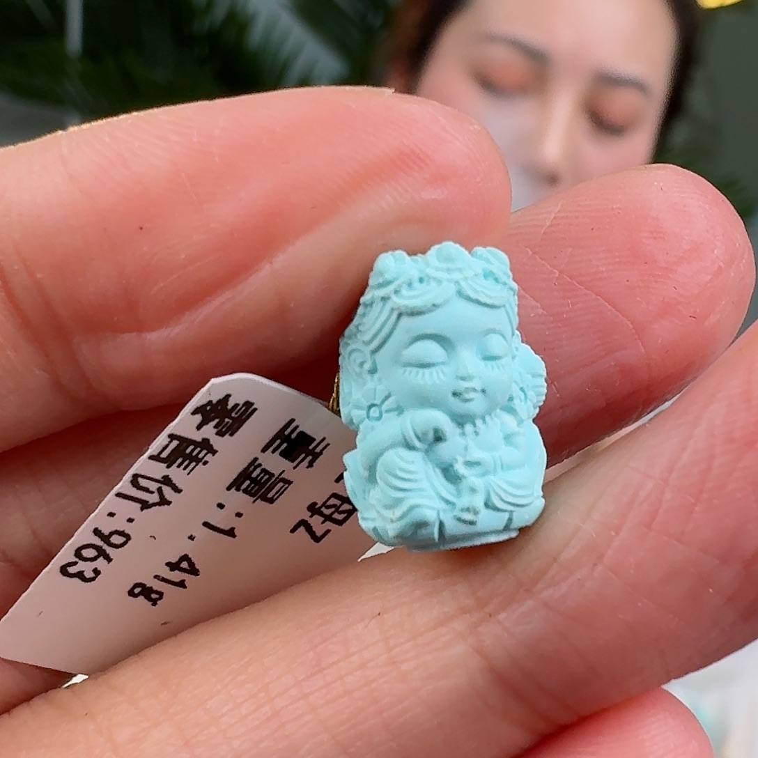 绿松石珠宝奇石未镶嵌