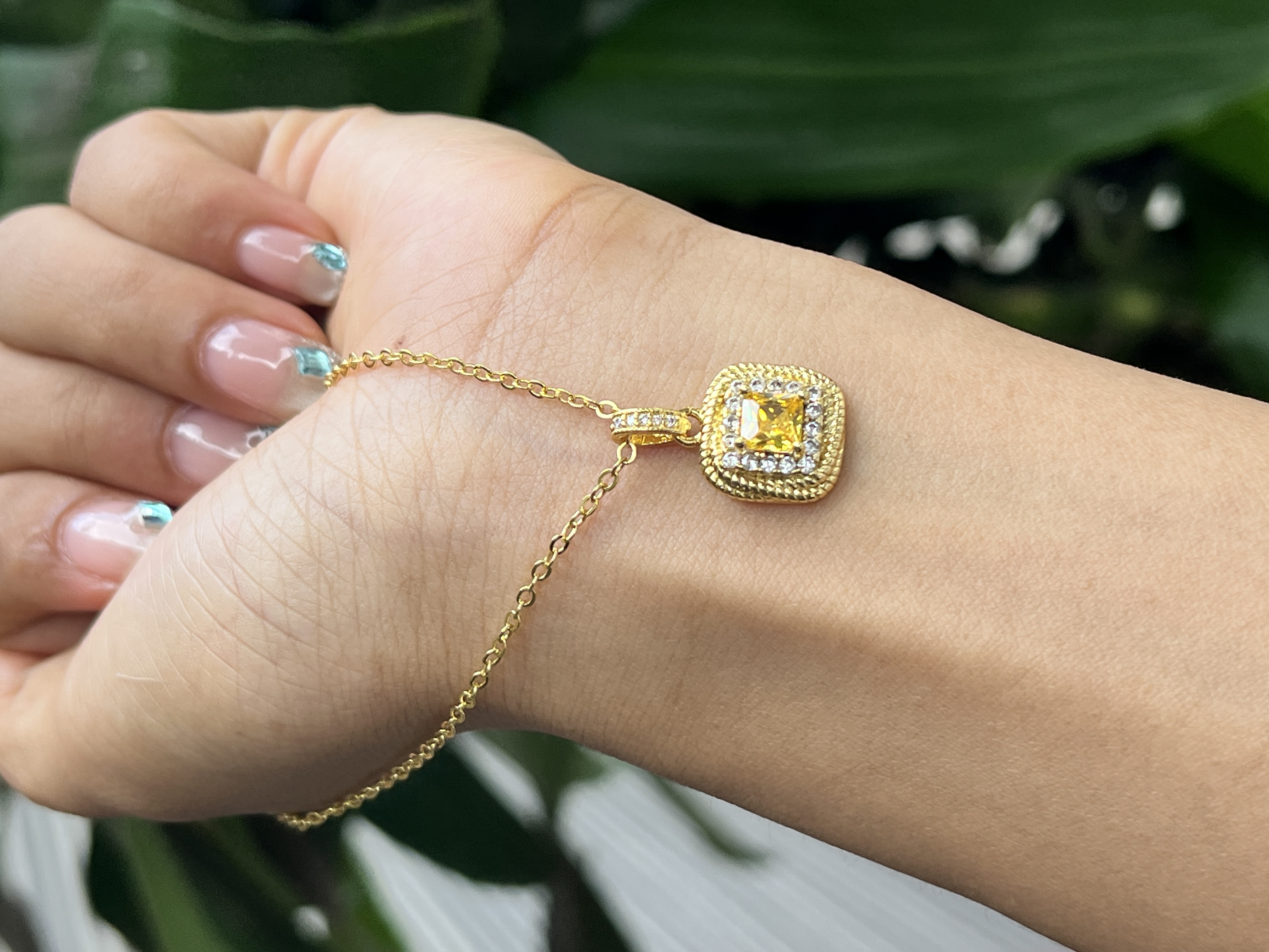 864金玉禄金色小方糖块