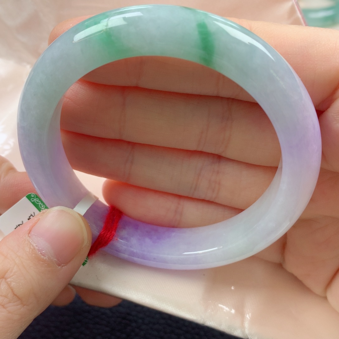 未镶嵌手镯翡翠缅甸天然翡翠手镯56