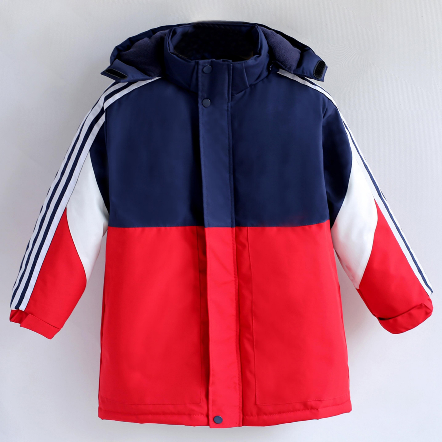 波波龙校服冬季运动风男童连帽棉服XF6515,XF6521,XF8728,XF8743