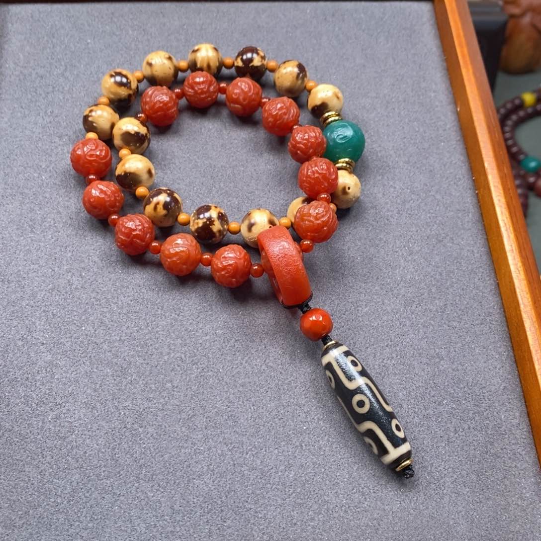 菩提把件未镶嵌紫金鼠