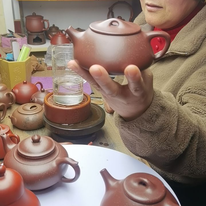 紫砂茶壶念*一宜兴紫砂壶，景舟石瓢壶