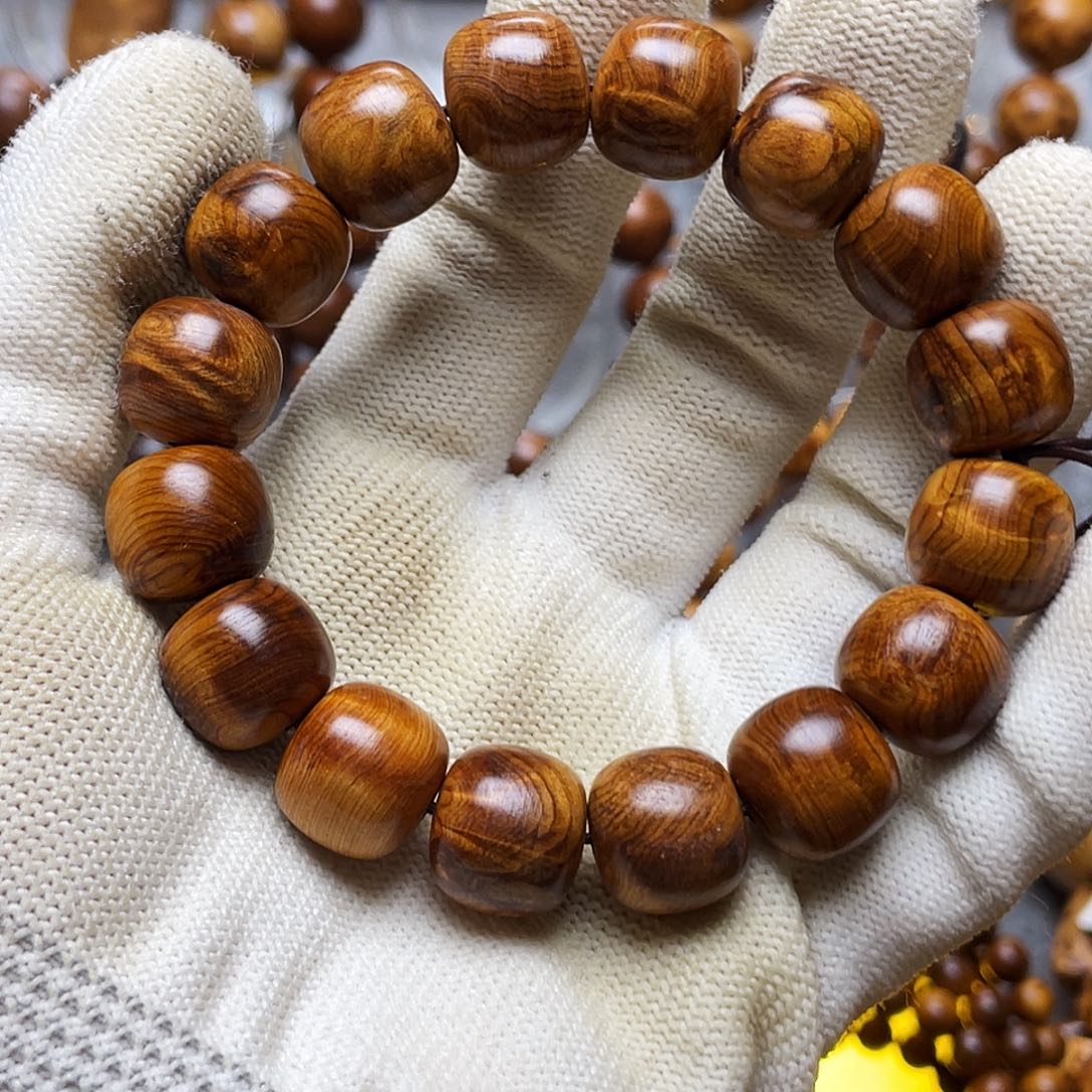 柏木手串/手链太行崖柏陈化13 14老型闪电变异蚂蚁