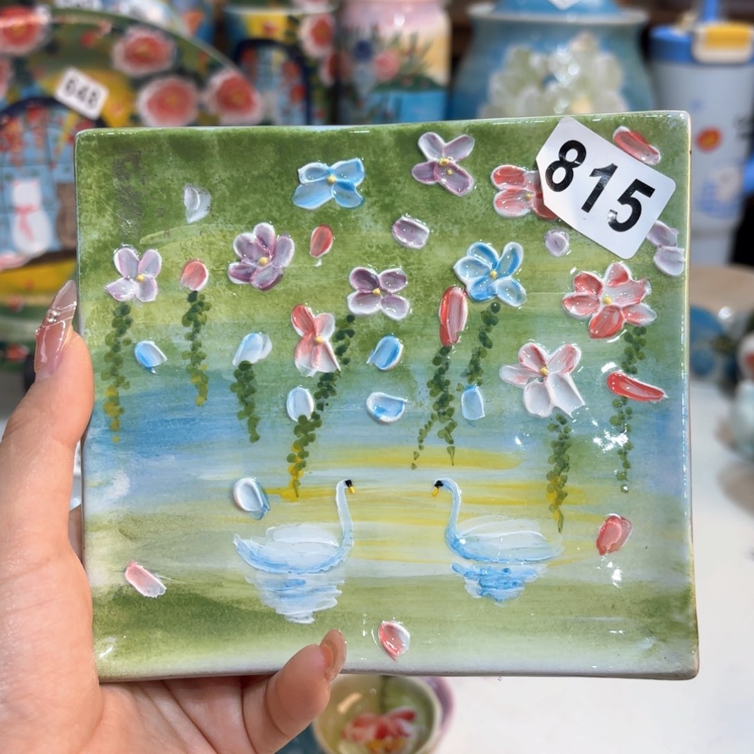 景德镇手绘高温釉下彩陶瓷茶具