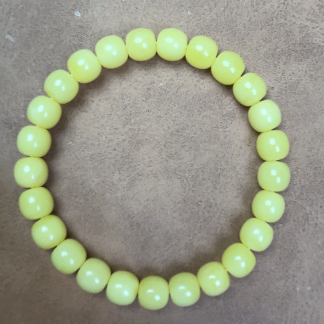 蜜蜡未镶嵌手串纯天然俄料奶白无纹极限弧高桩8.5*8腕口18+