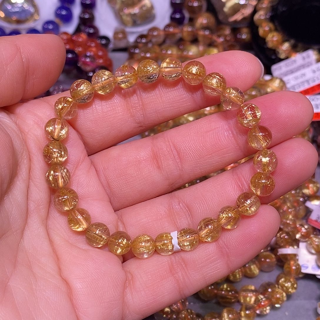 未镶嵌手链水晶金钛晶7