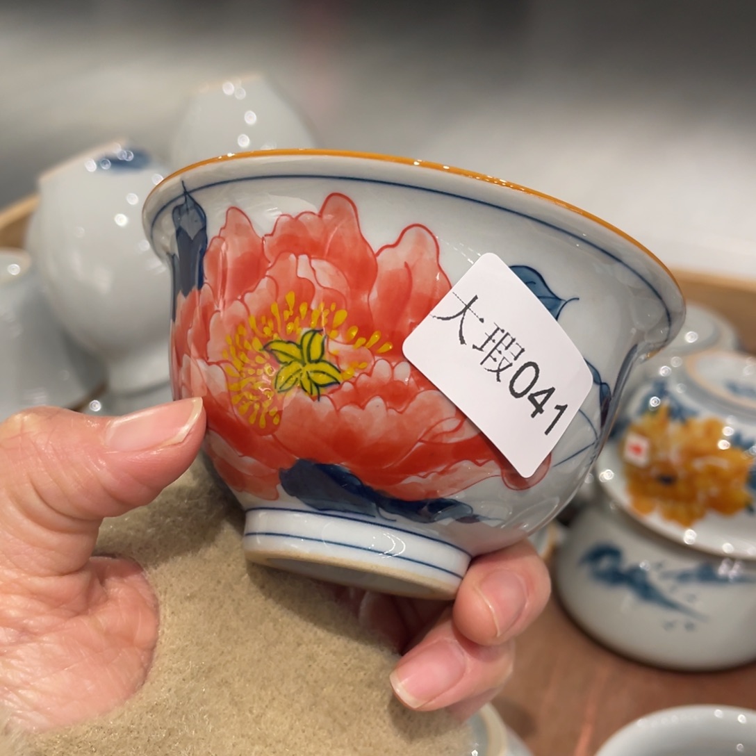 有瑕釉下彩纯手绘