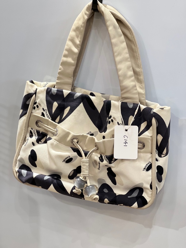 95新 Chanel/香奈儿 夏七中古/chanel托特/单肩包c141
