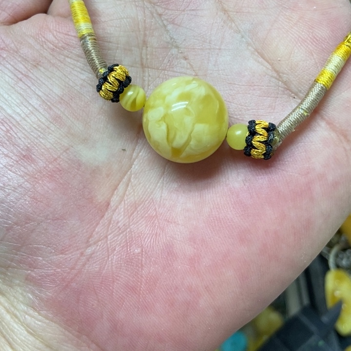 裸石蜜蜡未镶嵌吊坠