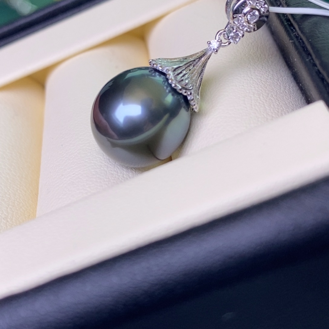 海水珍珠颈饰银S925镶嵌