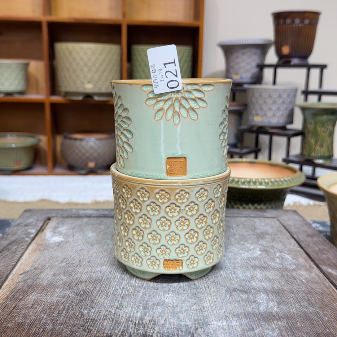 手工花盆 021 内口口径 8.5 cm 
