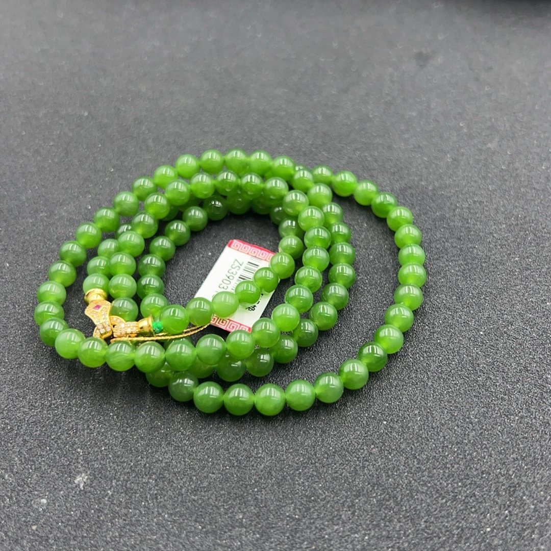 BY0122FSYN标108 和田玉项链