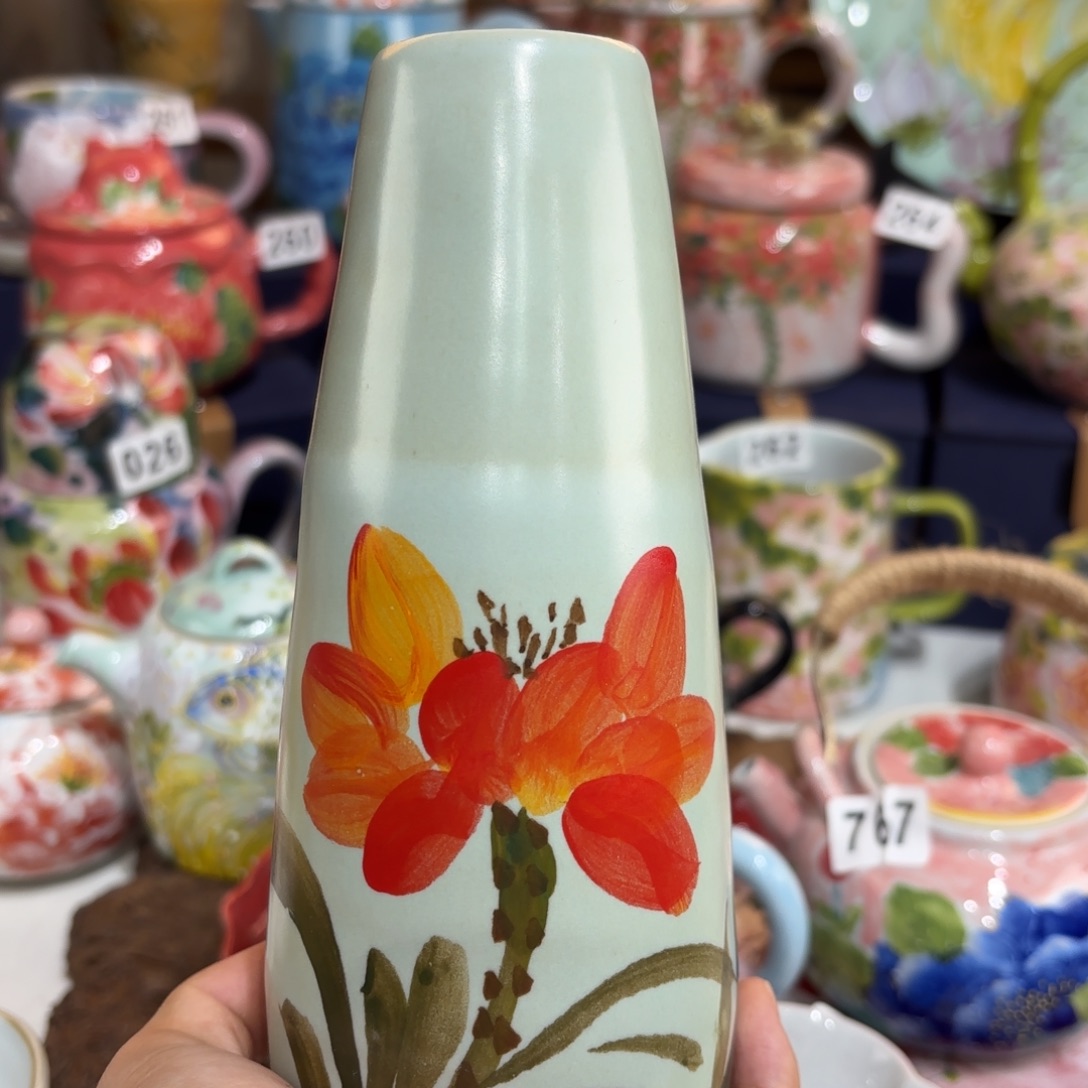 景德镇手绘高温釉下彩陶瓷茶具