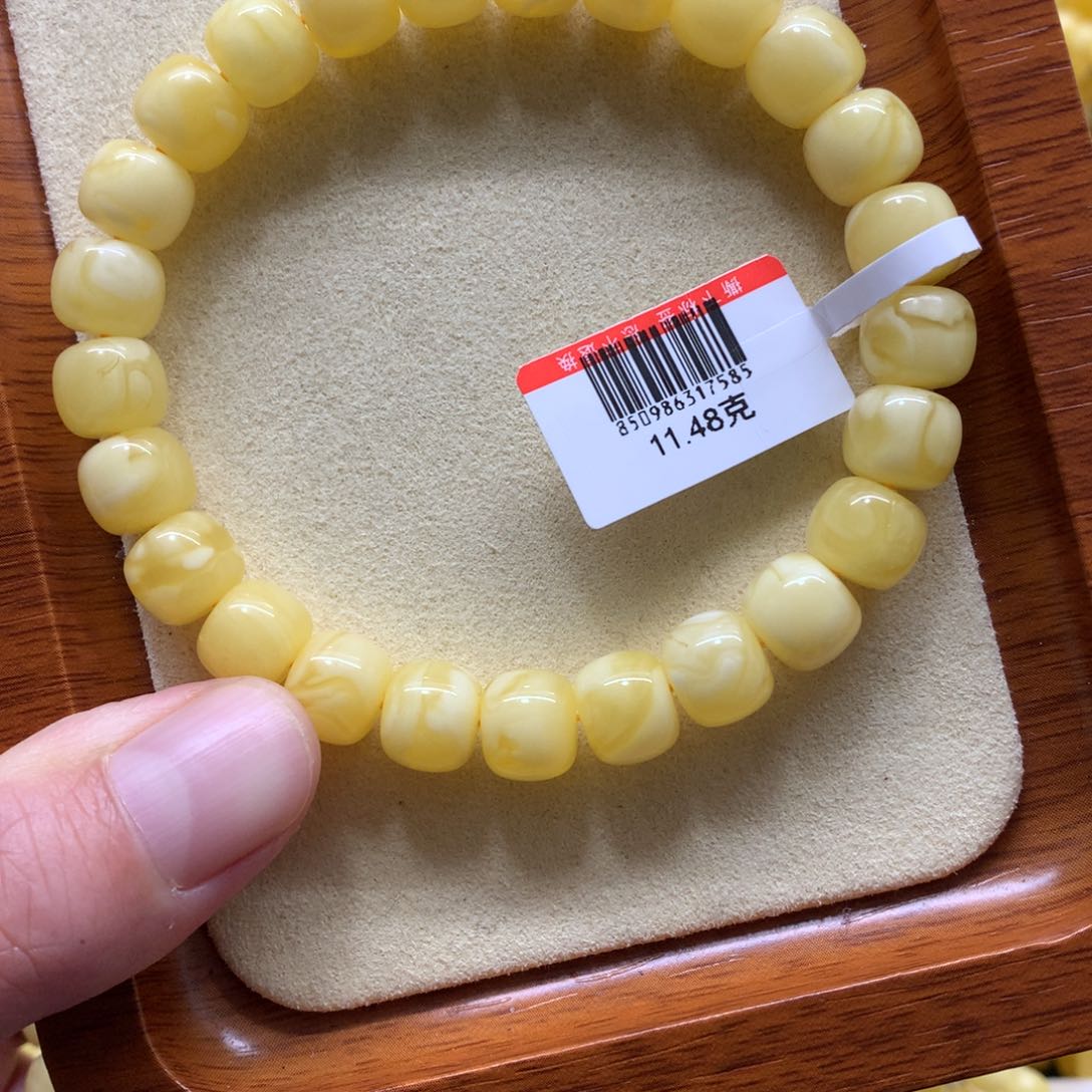 蜜蜡手链未镶嵌蜜蜡