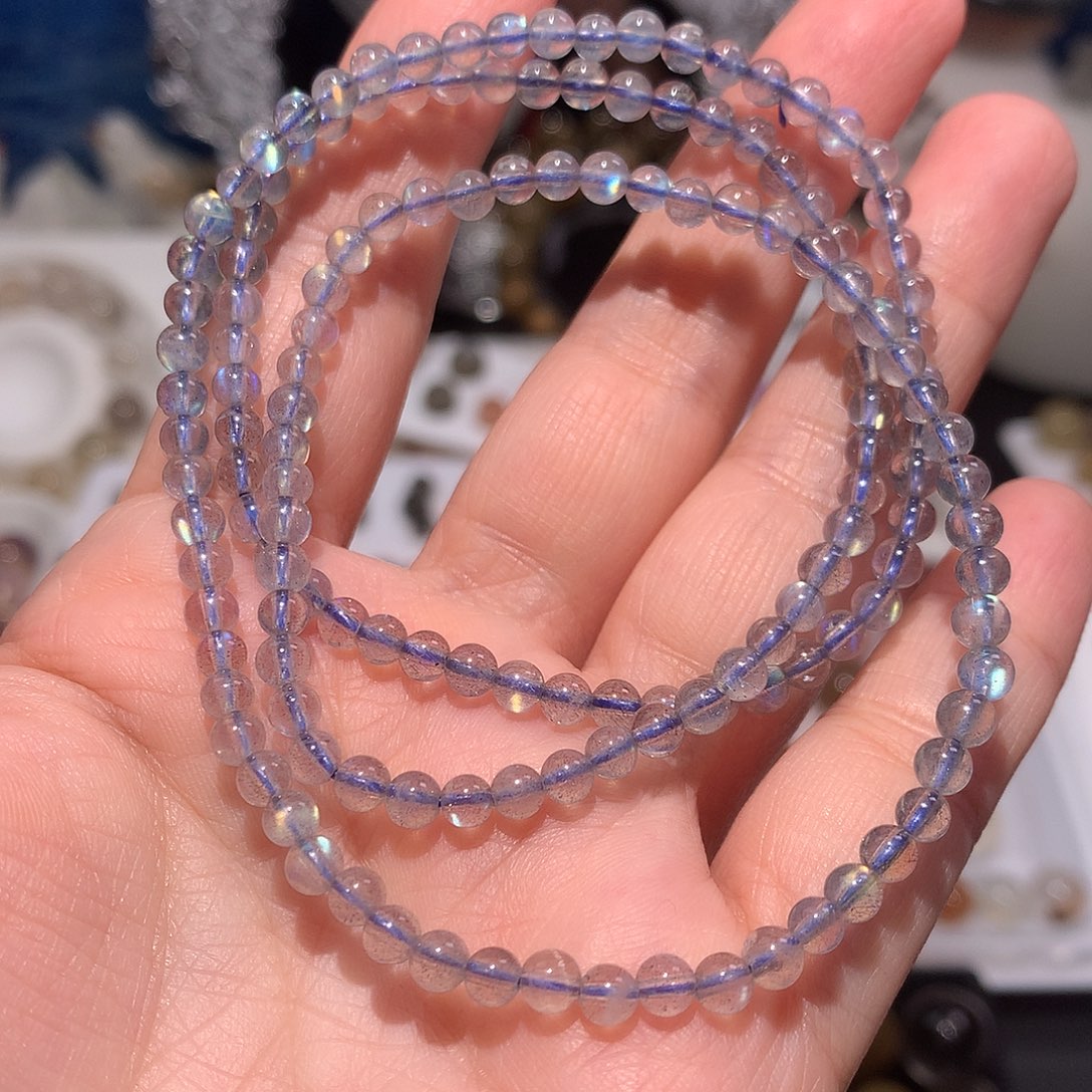 水晶颈饰未镶嵌多样化三圈045