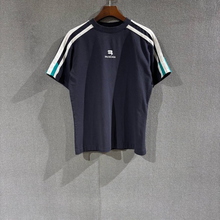 99新 Balenciaga/巴黎世家 （pm）双钩短袖T恤 m码/8087
