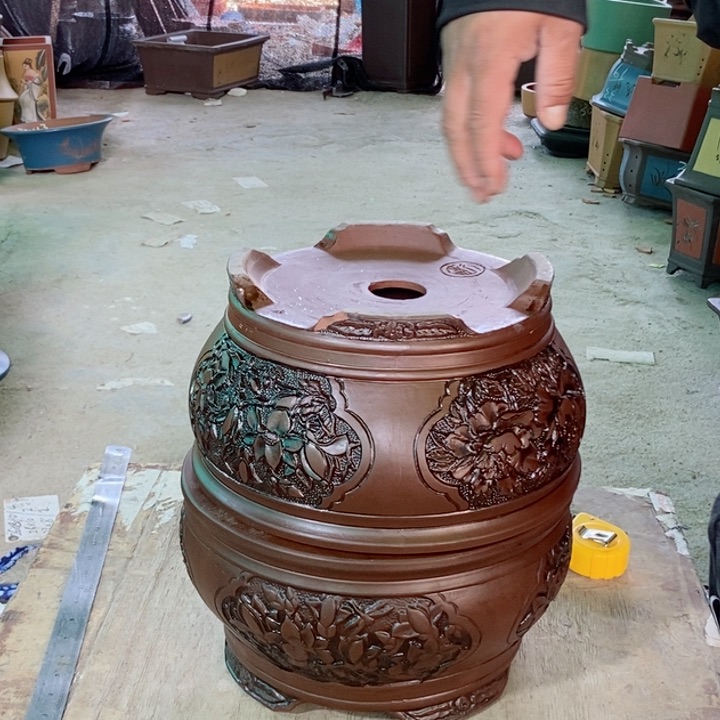 紫砂花盆紫砂紫砂