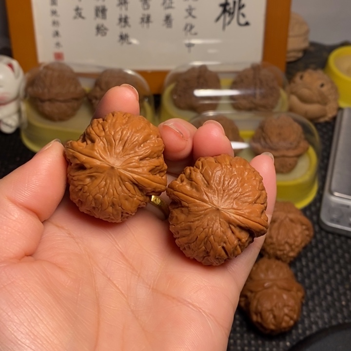 文玩核桃把件37铁锤
