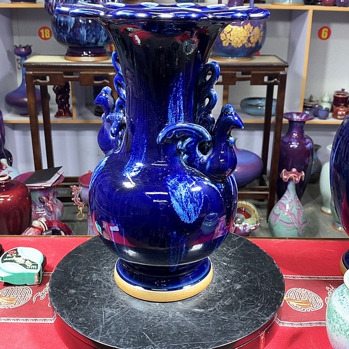 瓶中国神垕精品钧瓷