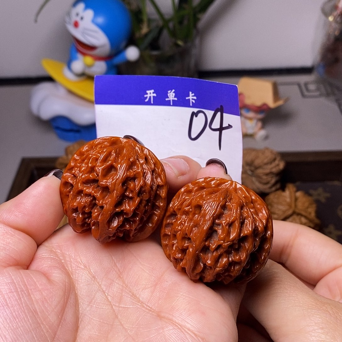 吊坠桃核文玩核桃苹果园40做旧n