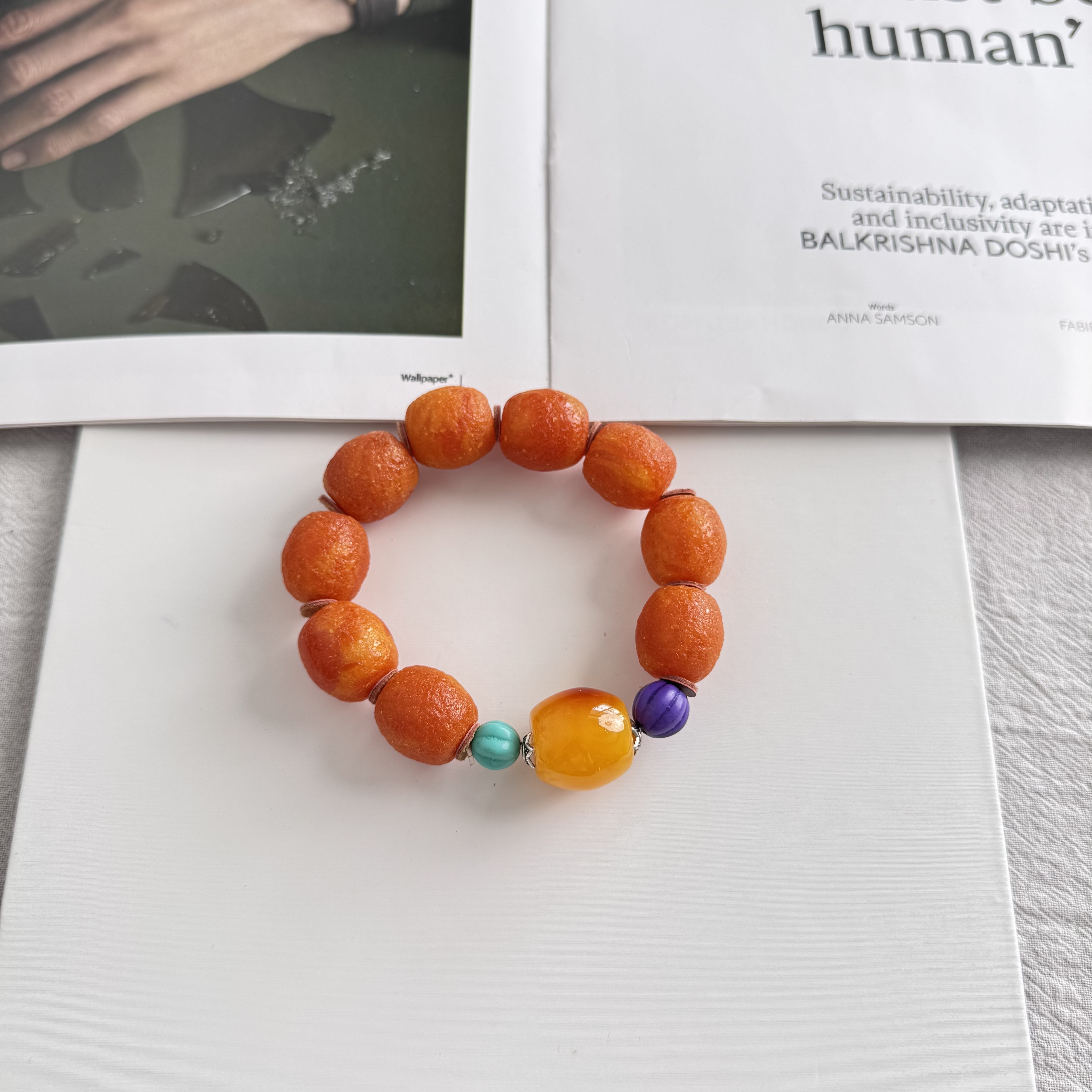 高定珠宝蜜蜡手链18+ZX3065S