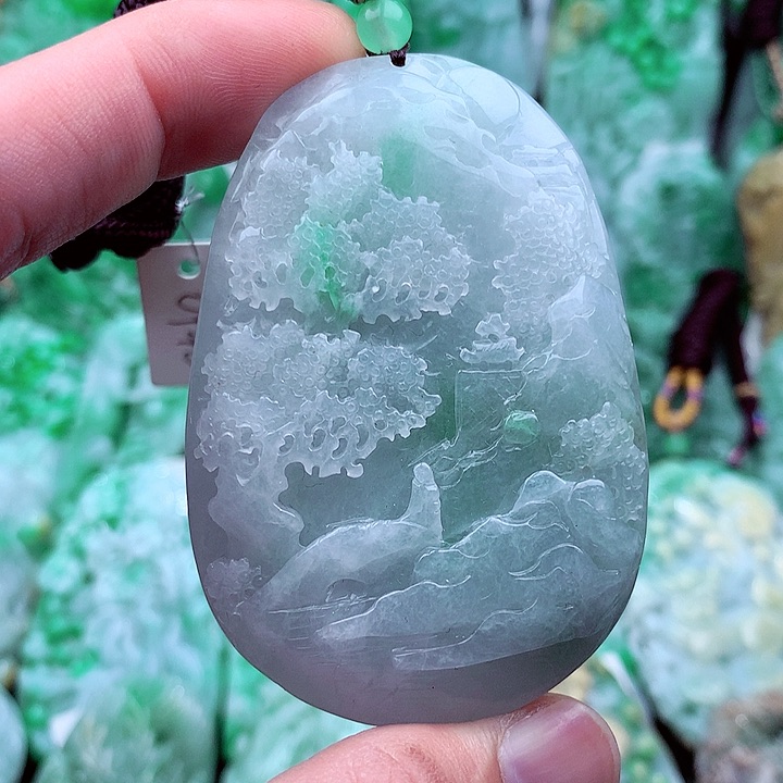 翡翠吊坠(不含链)未镶嵌