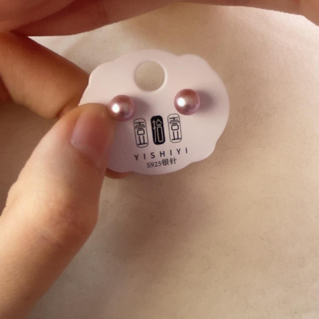 未镶嵌淡水珍珠耳饰