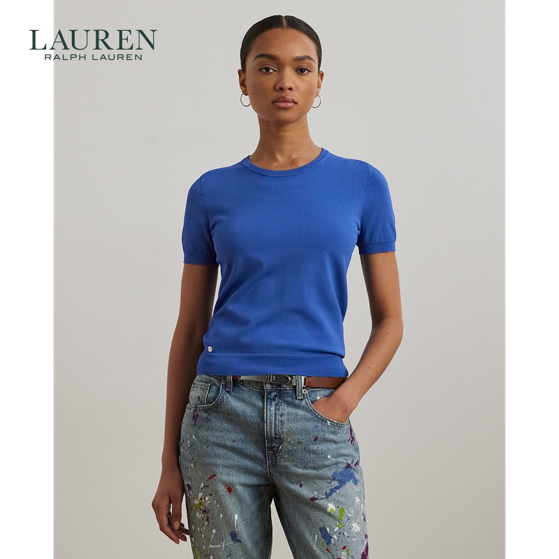 Lauren/拉夫劳伦女装 25年秋季宽松版型短袖针织衫RL62613