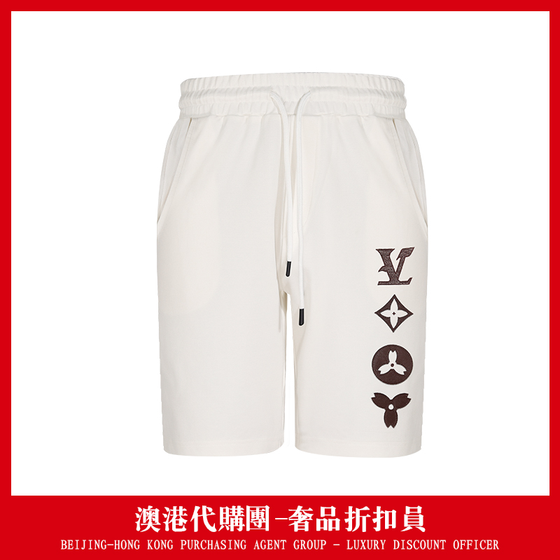 【关少补贴】男子抽绳短裤夏季印花五分裤休闲裤运动风 AGWP012