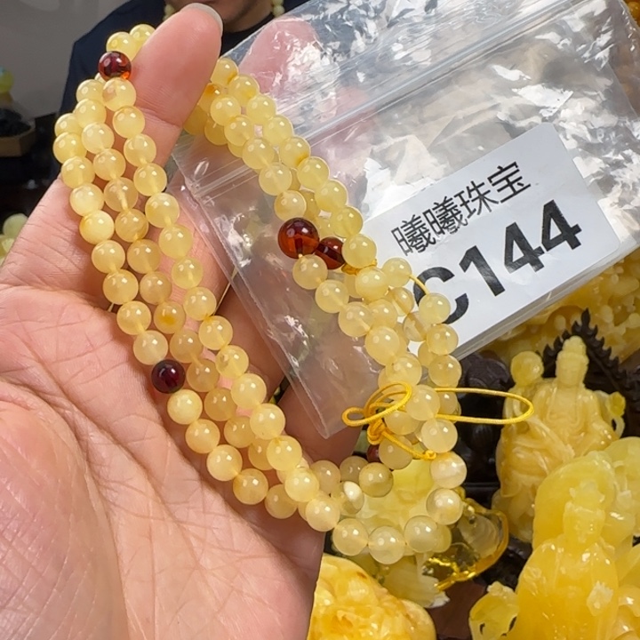 蜜蜡珠宝奇石未镶嵌多样性发其一6