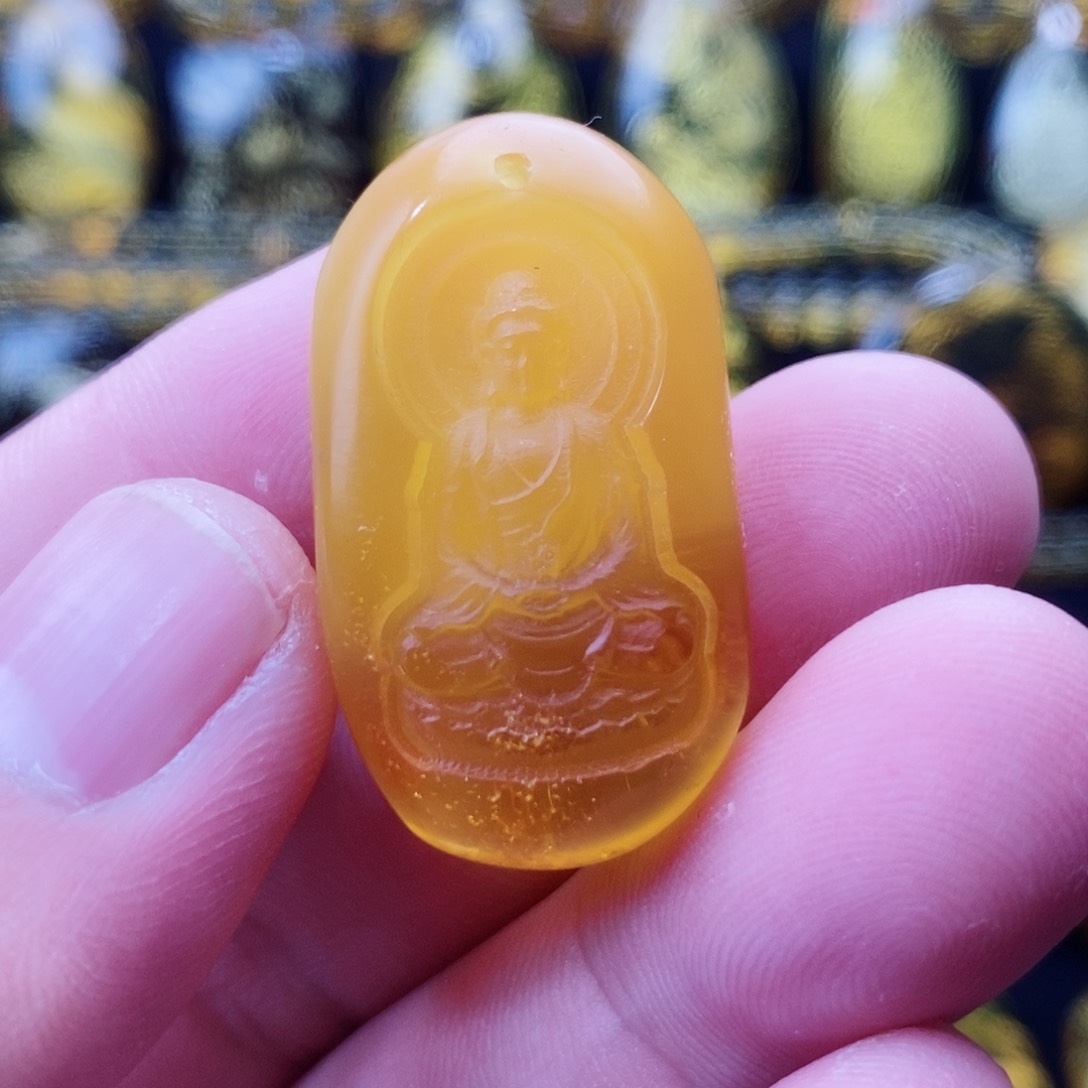 【闪购商品】蜜蜡颈饰未镶嵌蜜蜡雕刻件