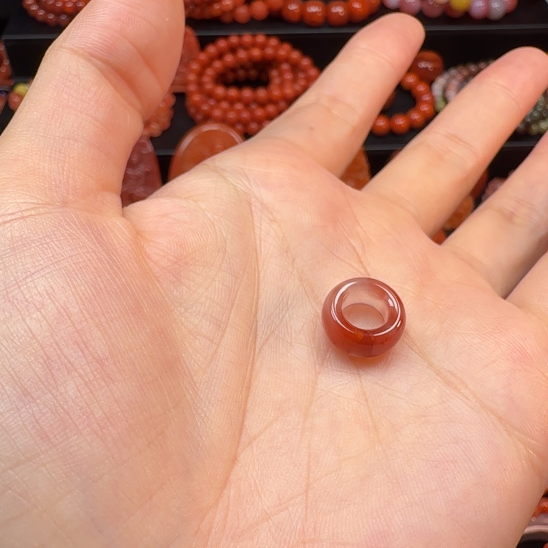 南红玛瑙未镶嵌配饰7mm