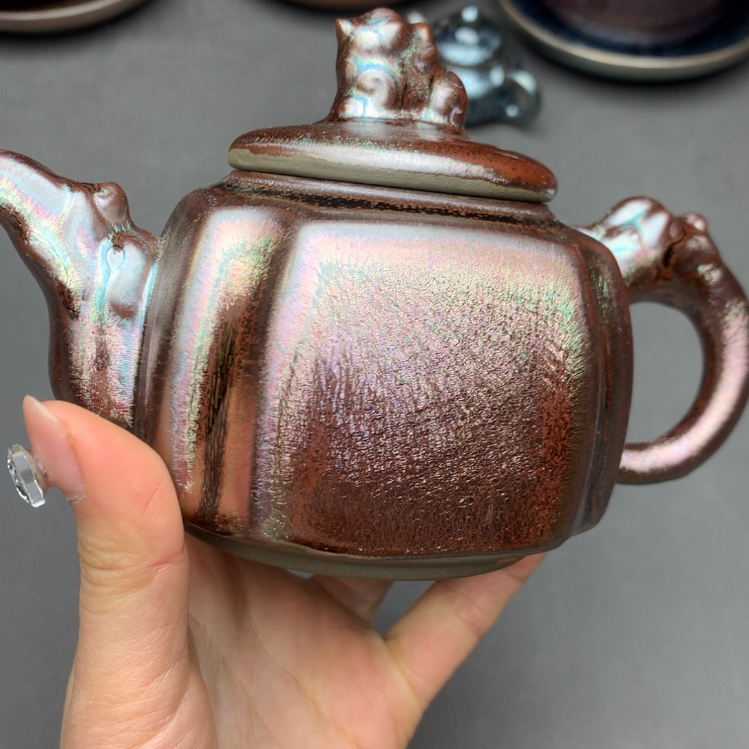 茶盏建盏铁胎壶原矿