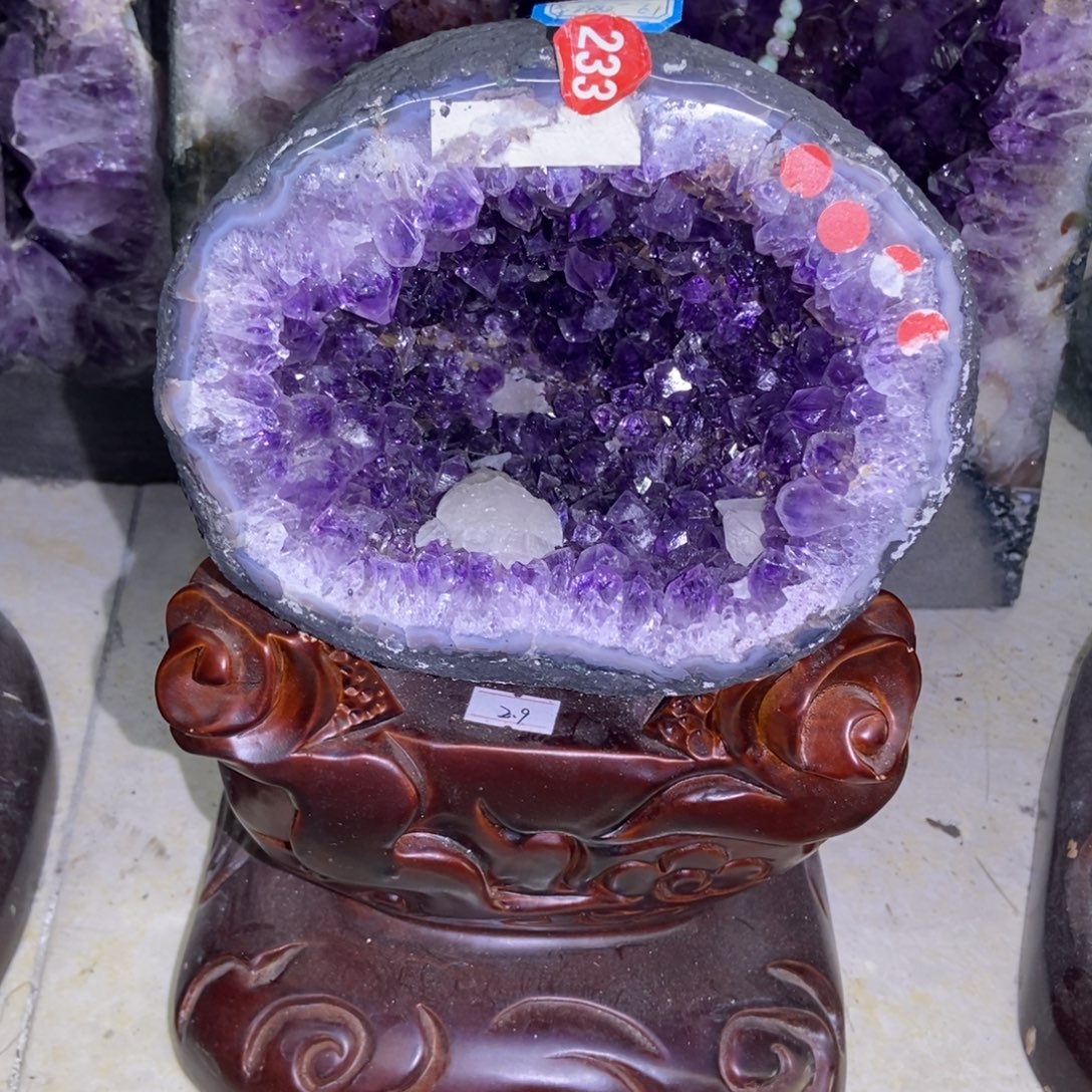 大型摆件（非配饰）未镶嵌紫晶潘