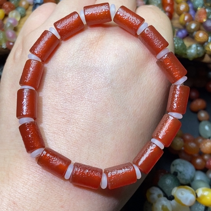 玛瑙/玉髓合金手链