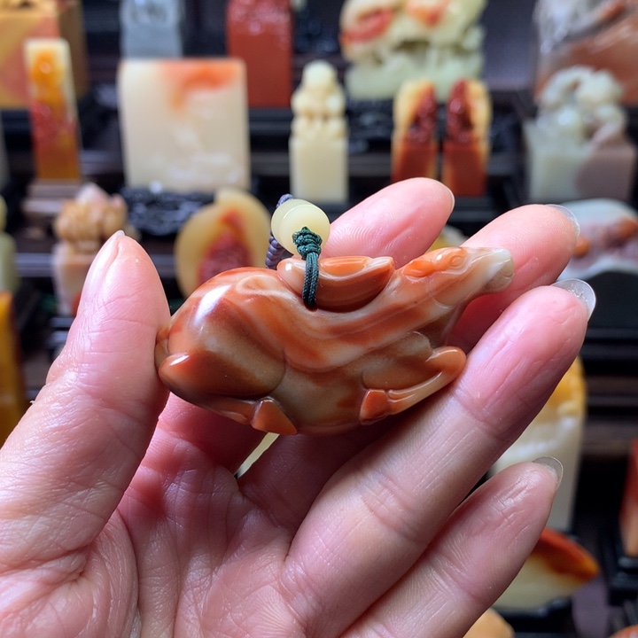 寿山石印石寿山石山秀园