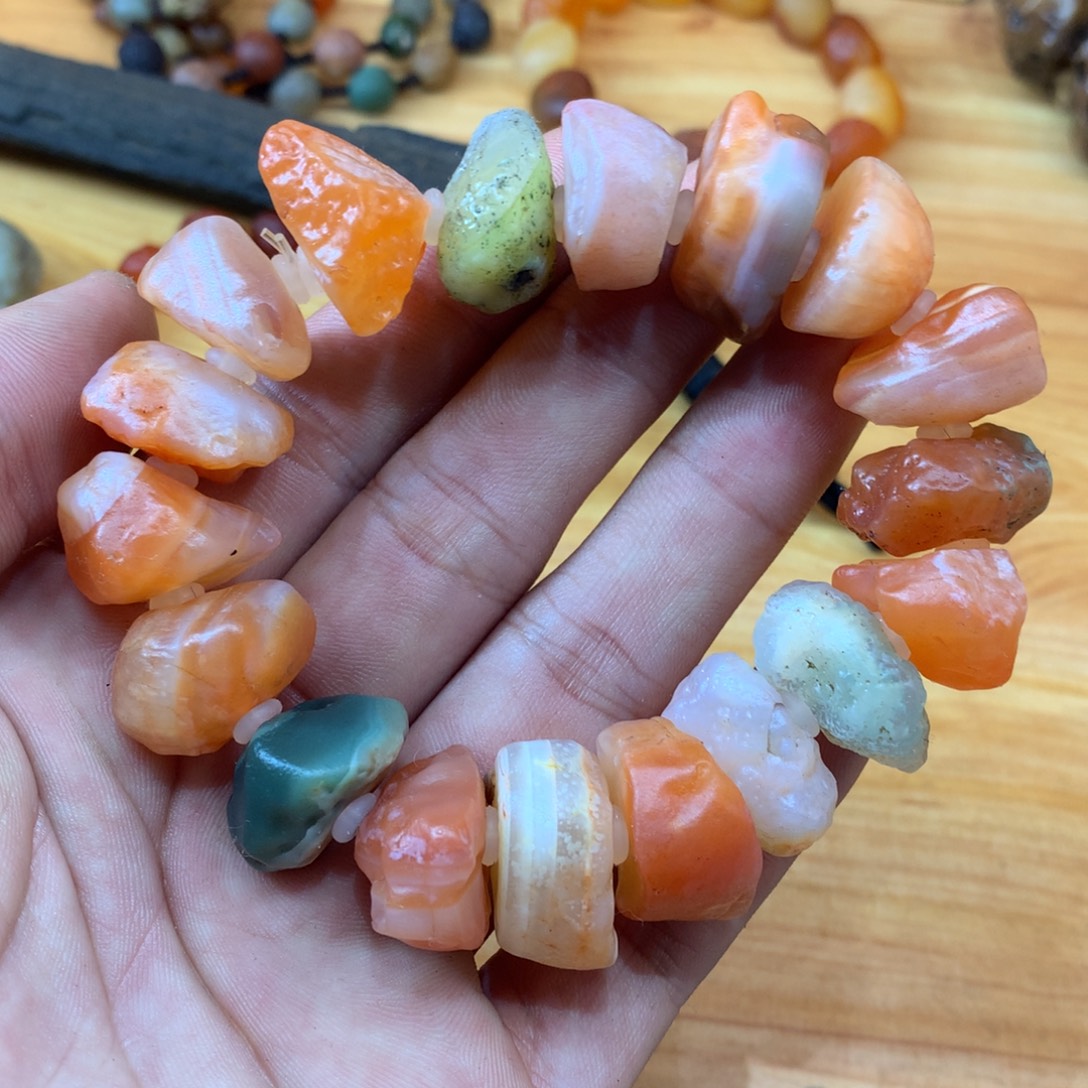 玛瑙/玉髓未镶嵌手链