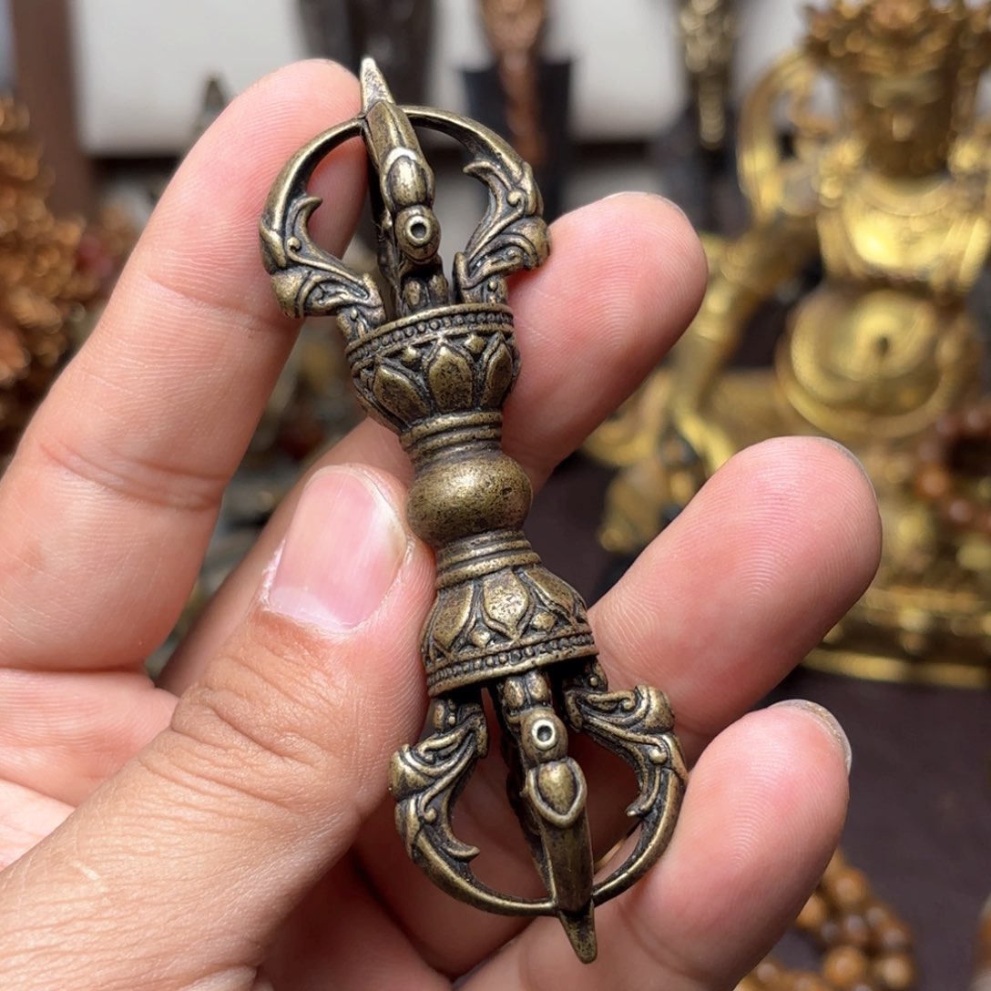 铜星月菩提挂件菩提