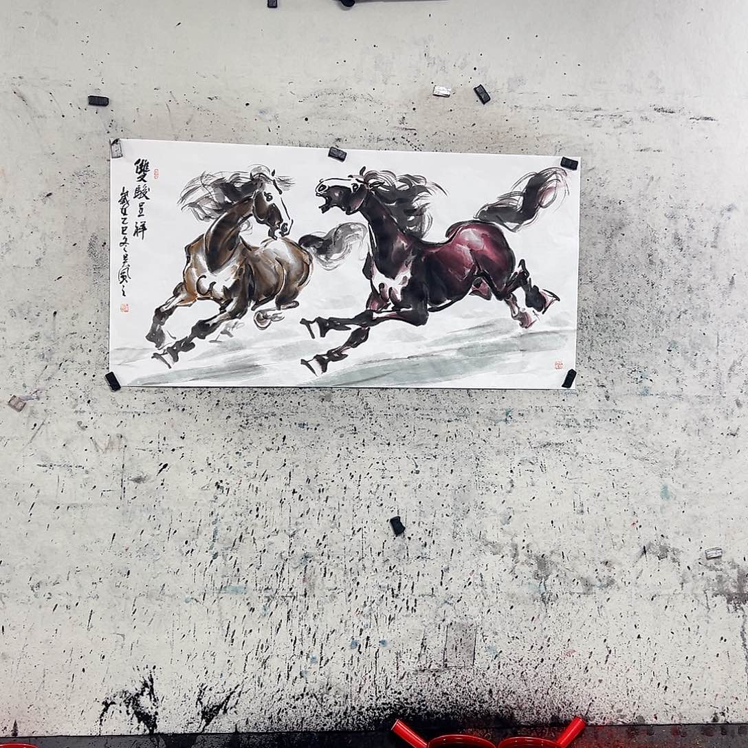 国画四尺138x70cmcm