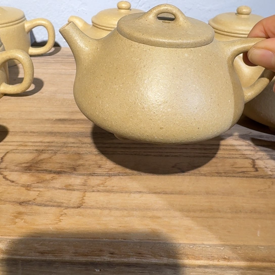 本山绿泥茶壶梨皮150毫升左右