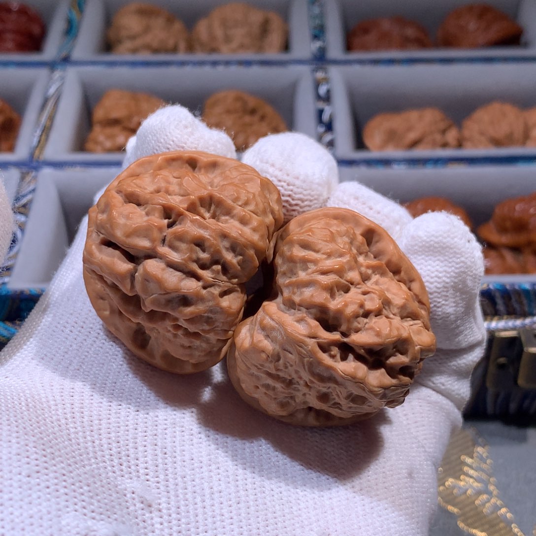 文玩核桃把件蛤蟆头37383