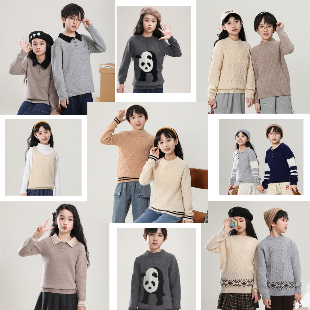  儿童毛衣加厚开衫秋冬外套