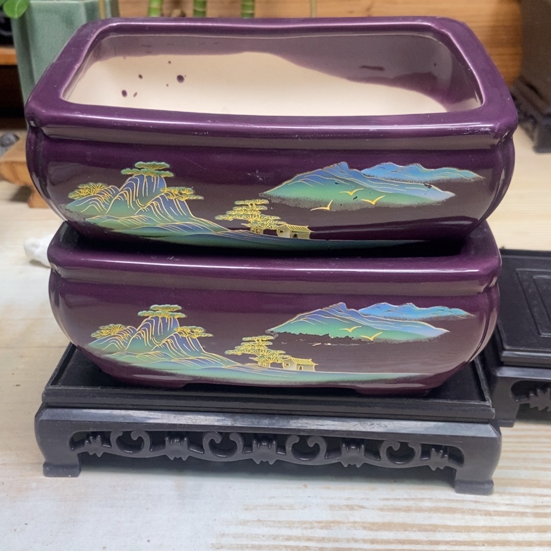 瓷片陶瓷花盆陶瓷艺术