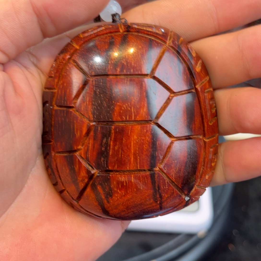 j***g印度小叶紫檀手把件