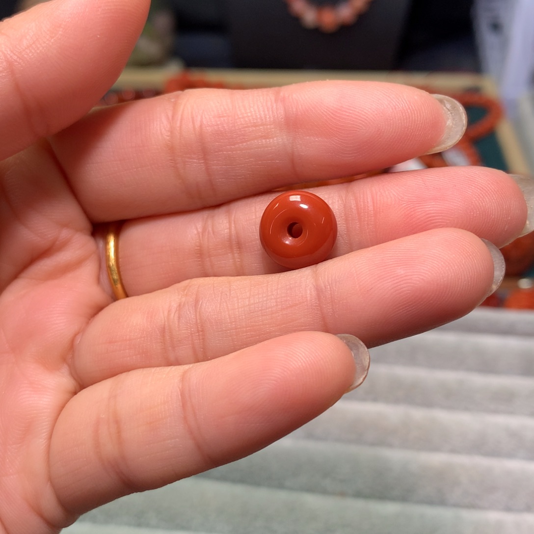 【闪购商品】南红玛瑙平安扣未镶嵌