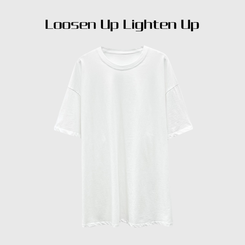 Loosen Up【大舒服T】高织高密棉慵懒松弛感oversize纸片人廓形T恤