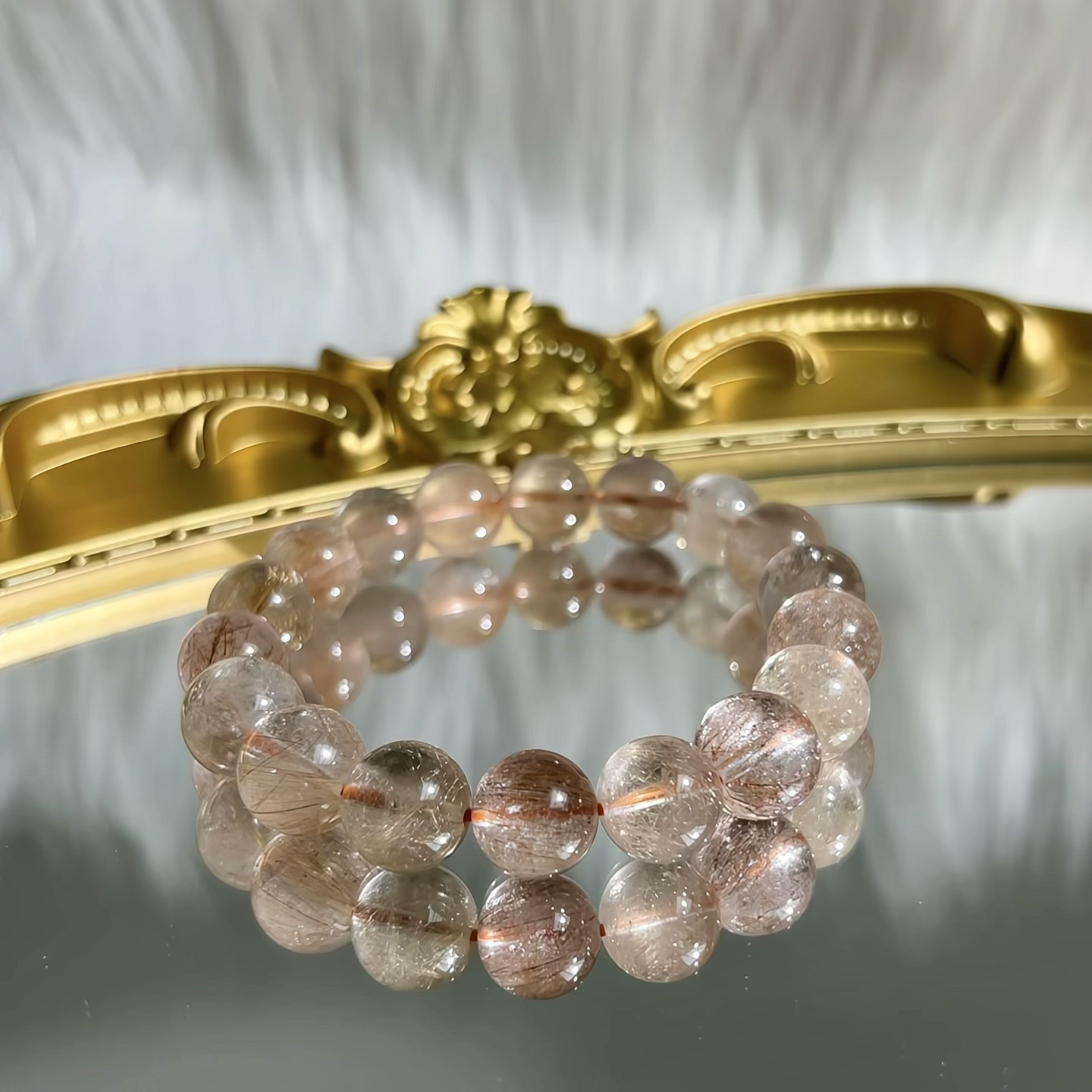 【小阳甄选】天然彩发晶透体拉丝性价比之王A159—多样性发其一