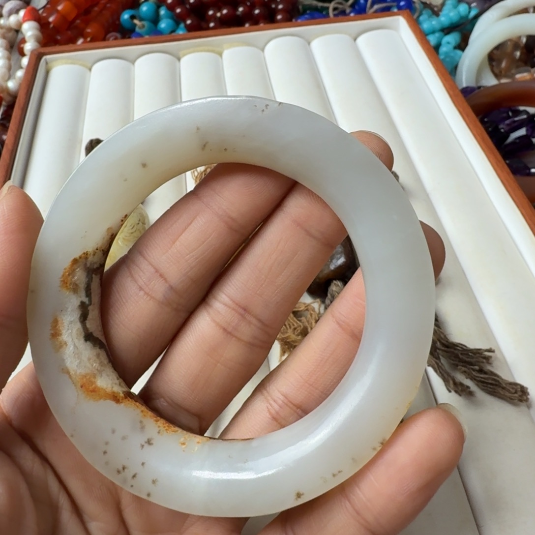 姐***意和田玉（糖玉）未镶嵌戒指