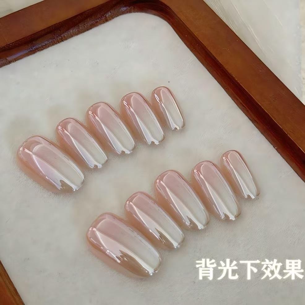 【极光猫眼】清冷感贴钻穿戴甲新款高级感小众显白